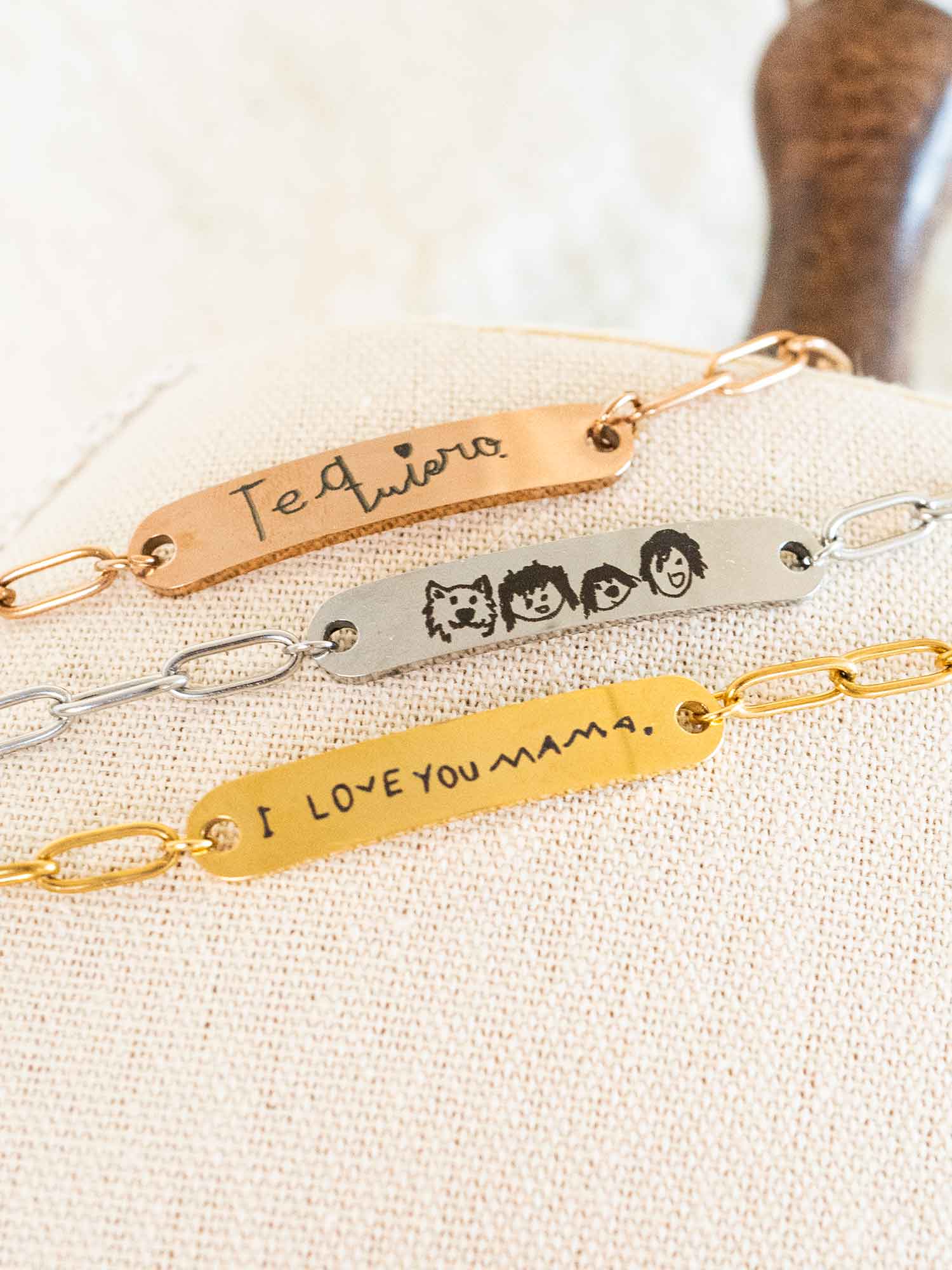 Custom Handwriting Bracelet | Personalized Drawing or Signature Jewelry