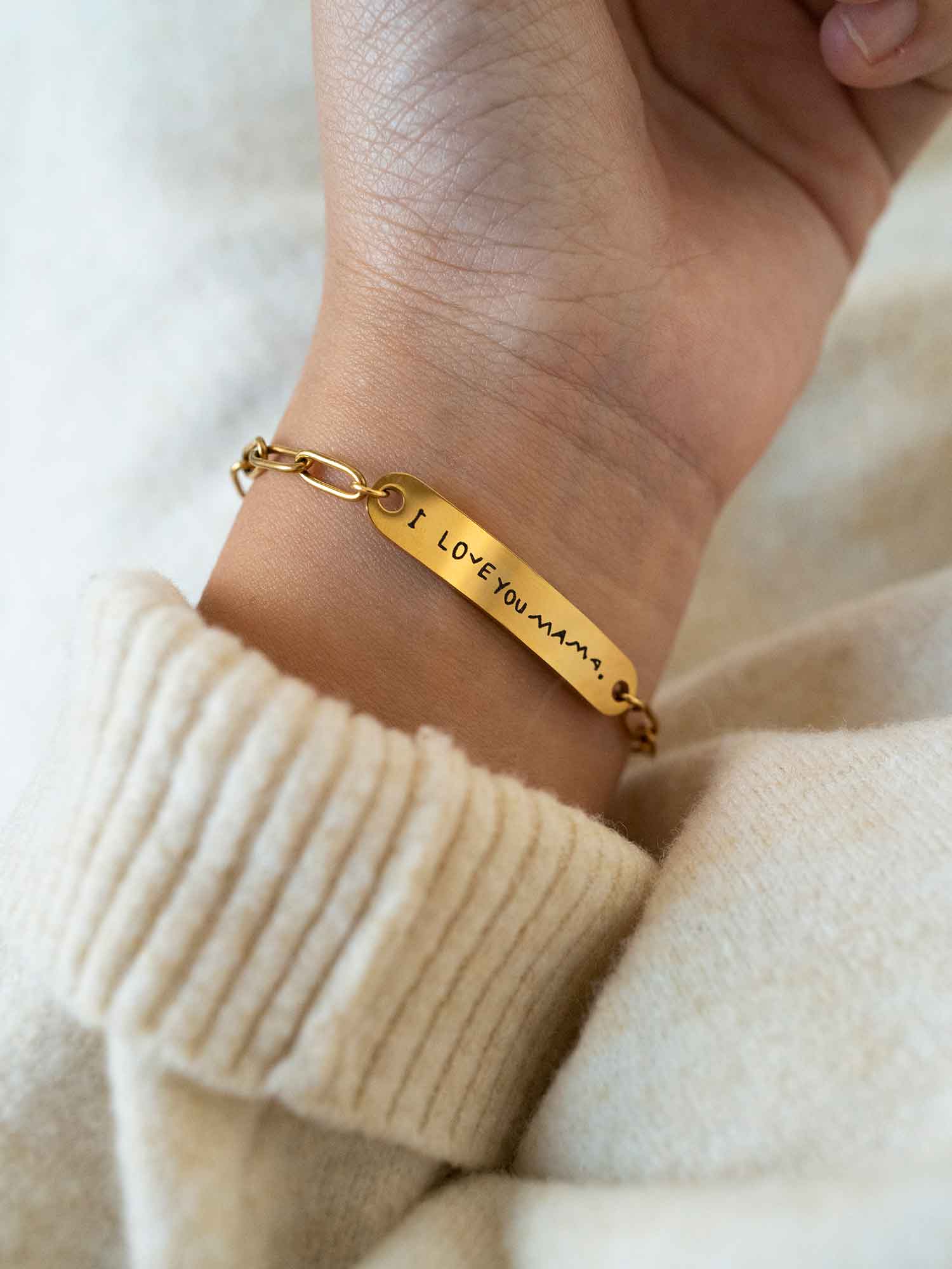 Custom Handwriting Bracelet | Personalized Drawing or Signature Jewelry