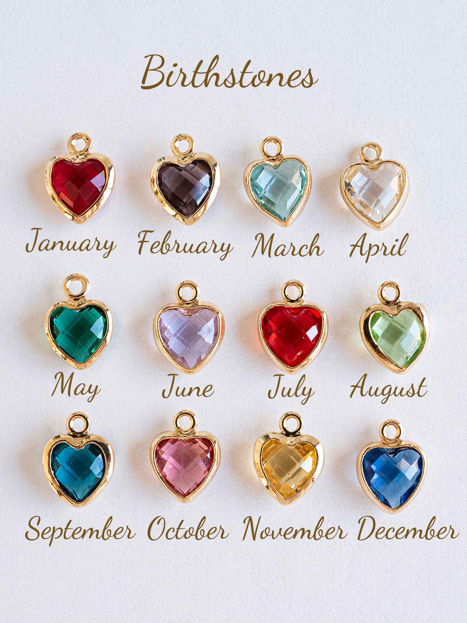 Personalized Handwriting Necklace: Engraved Signature Pendant with Heart Birthstone