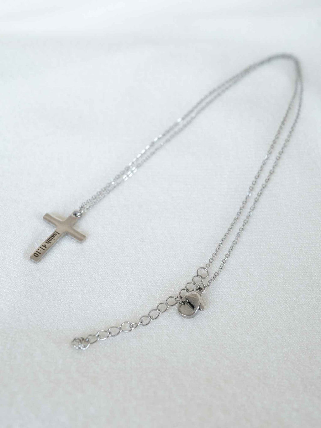 Personalized Cross Necklace: Engraved gift for baptisms, confirmations